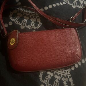 Joy Susan Red Clutch Wristlet
